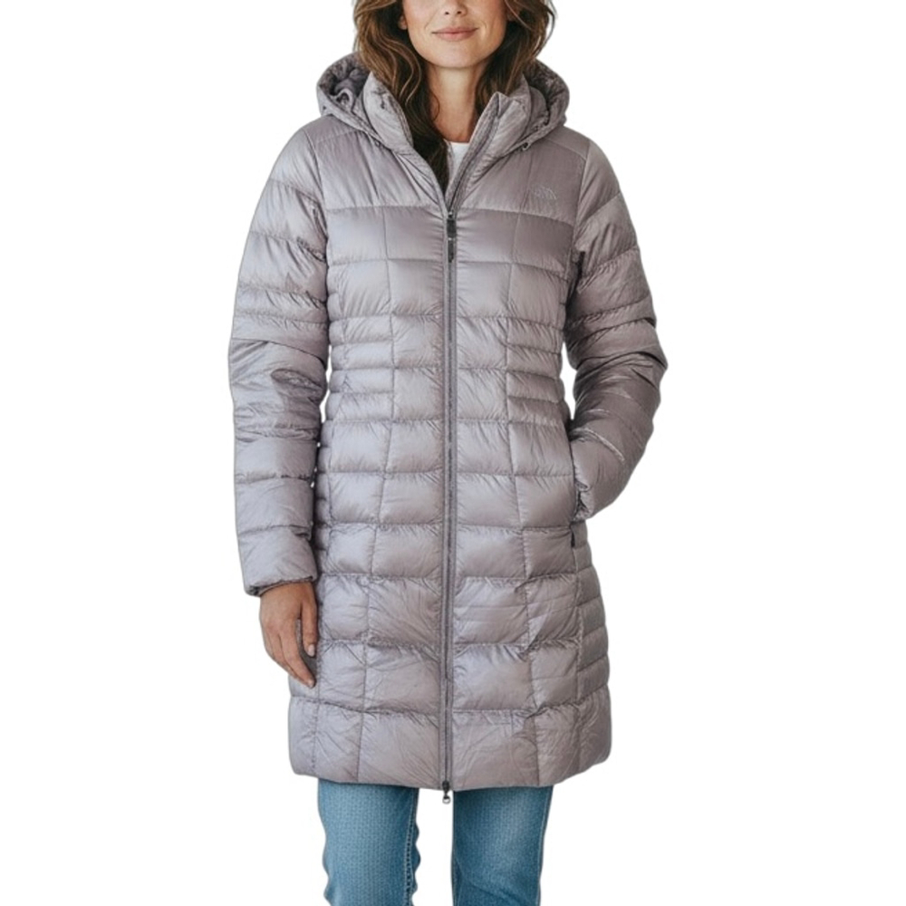 The North Face Metropolis Parka II Blush Purple Goose Down Jacket Coat Medium